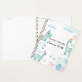 Groene Dinosaurus maand en week Planner (Display)