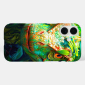 Groene Dinosaurus Telefoonhoes Case-Mate iPhone Case (Achterkant (horizontaal))