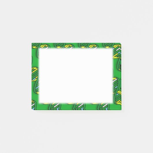 Groene DNA Medische Wetenschap Post-it® Notes (Voorkant)