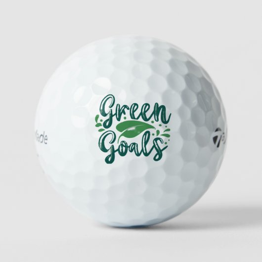 Groene Doelen Golfballen (Voorkant)