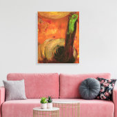 Groene Dood Canvas Afdruk (Insitu (Woonkamer))