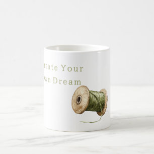 Groene Draad Maak Je Eigen Droom Koffiemok