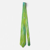 Groene draai stropdas (Voorkant)