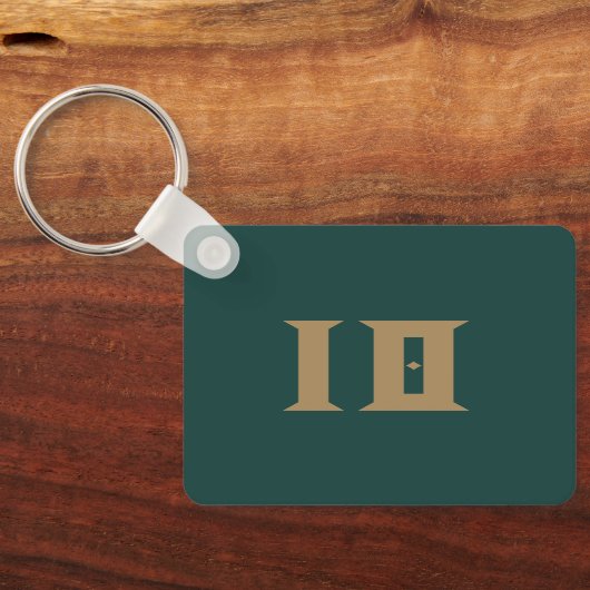 groene draak elegantie sleutelhanger (Achterkant)