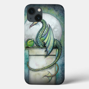 Groene Draak Fee Fantasie Kunst Sprookjesfiguren iPhone 13 Hoesje