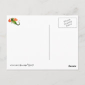 Groene draak met Donut Briefkaart (Achterkant)