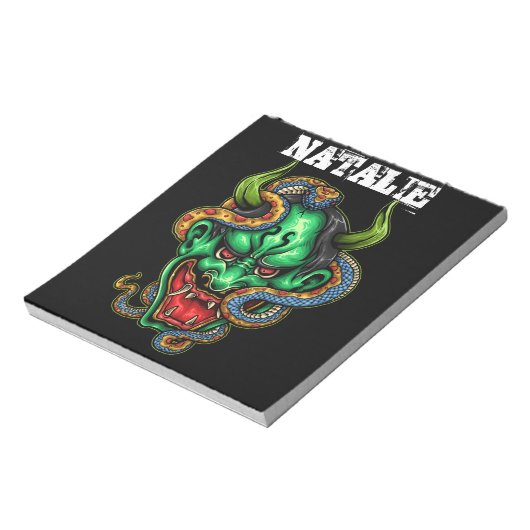 Groene draak Notitieblok (Gedraaid)
