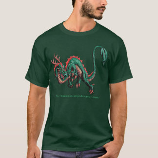 Groene draak t-shirt
