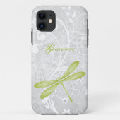 Groene Dragonfly gepersonaliseerd Case-Mate iPhone Case (Achterkant)