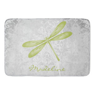 Groene Dragonfly - Speciaal bath Mat