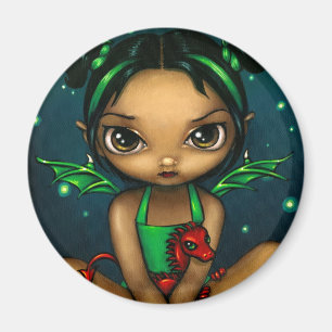 "Groene Dragonling" Magneet