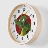 Groene drakencartoon (Hoek)