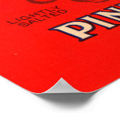 Groene drakenmerk en zalmlabel poster (Hoek)