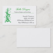 Groene drakenVisitekaartjes Visitekaartje (Voorkant / Achterkant)