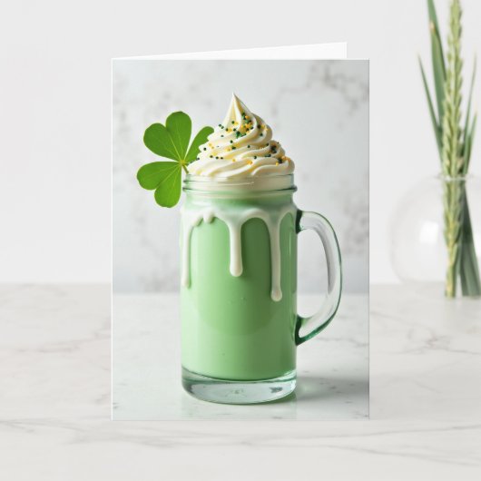 Groene Drank Viering Kaart (Voorkant)