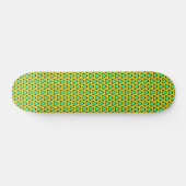 Groene driehoekspatroon skateboard (Horizontaal)