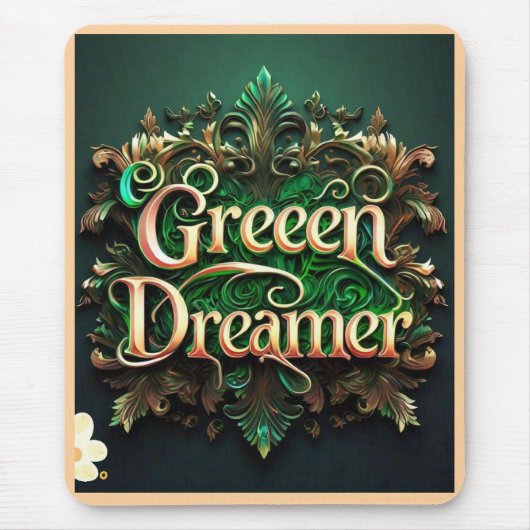 Groene dromen voor de boeg muismat (Voorkant)