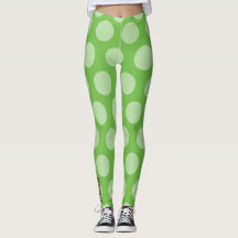 Groene Droom Grote Stip Leggings