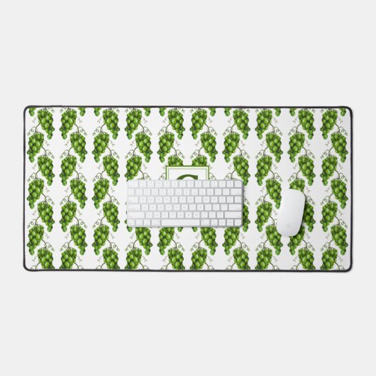 Groene Druiven Desk Mat (Keyboard & Muis)