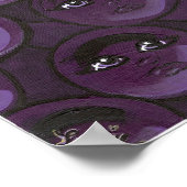 Groene druiven, ingericht poster (Hoek)