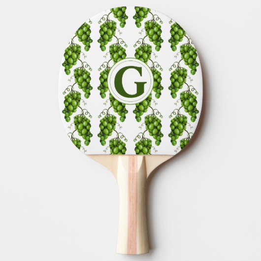 Groene druiven Ping Pong Paddle Tafeltennisbatje (Voorkant)