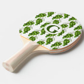 Groene druiven Ping Pong Paddle Tafeltennisbatje (Voorkant Gekanteld)