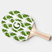Groene druiven Ping Pong Paddle Tafeltennisbatje (Zijkant)