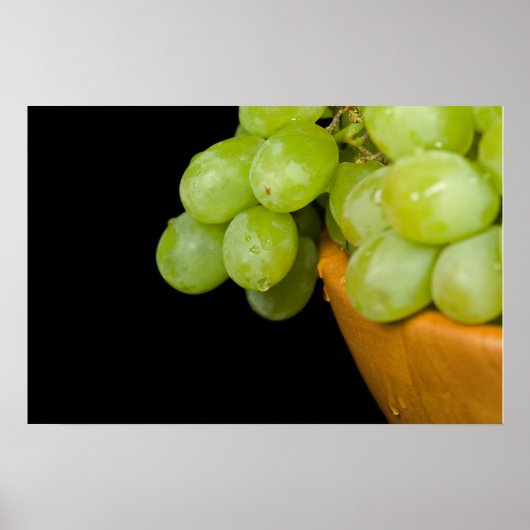 Groene druiven poster (Voorkant)