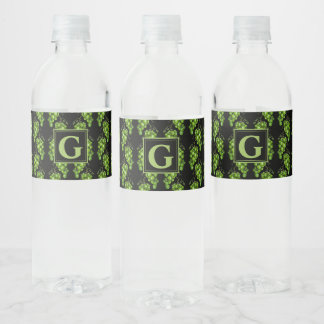 Groene Druiven Waterfleslabels Waterfles Etiket