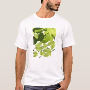 Groene druivenbladeren t-shirt