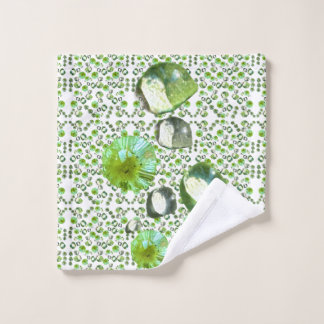 Groene Druppels Bad Handdoek
