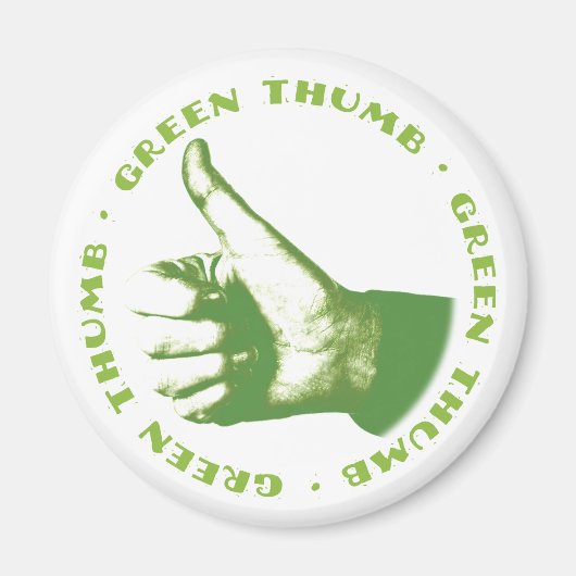Groene duim magneet (Voorkant)