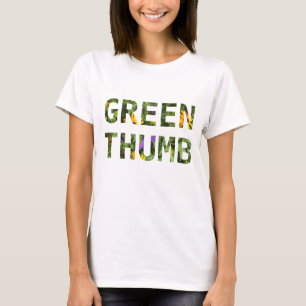 Groene duim t-shirt