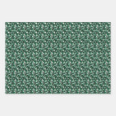 Groene edelstenen  inpakpapier vel (Voorkant 3)