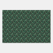 Groene edelstenen  inpakpapier vel (Voorkant)