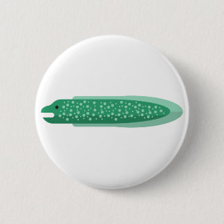 Groene Eel Primitieve stijl Ronde Button 5,7 Cm