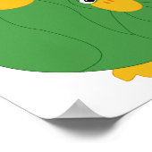Groene eenden en Baby Poster (Hoek)