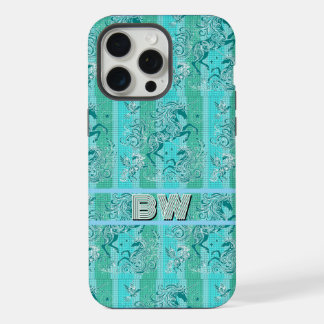 Groene Eenhoorn Geplaatst Patroon Gepersonaliseerd iPhone 15 Pro Max Hoesje