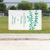 Groene eenvoudige olievlek spandoek (Insitu)