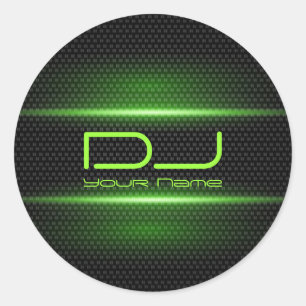 Groene Effecten DJ Sticker
