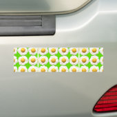 groene eieren bumpersticker (Op auto)