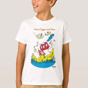 Groene eieren en am Ik vind ze nergens leuk T-shirt