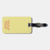 Groene eieren en am | Sam-I-Am Bagagelabel (Achterkant horizontaal)