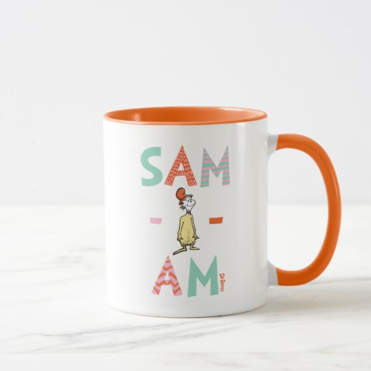 Groene eieren en am | Sam-I-Am Mok (Rechts)