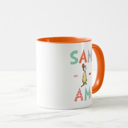 Groene eieren en am | Sam-I-Am Mok (Voorkant rechts)