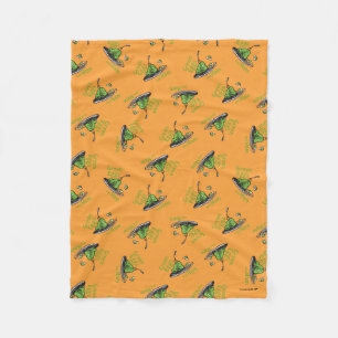 Groene Eieren en Ham Patroon Fleece Deken