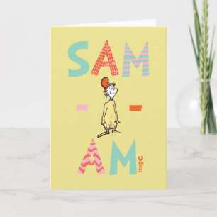 Groene eieren en ham Sam-I-Am Kaart