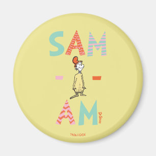 Groene eieren met ham Sam-I-Am Magneet