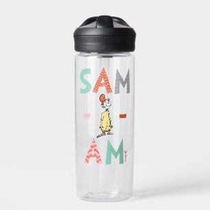 Groene eieren met ham Sam-I-Am Waterfles