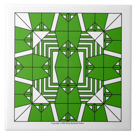 Groene eigendom tegeltje (Voorkant)